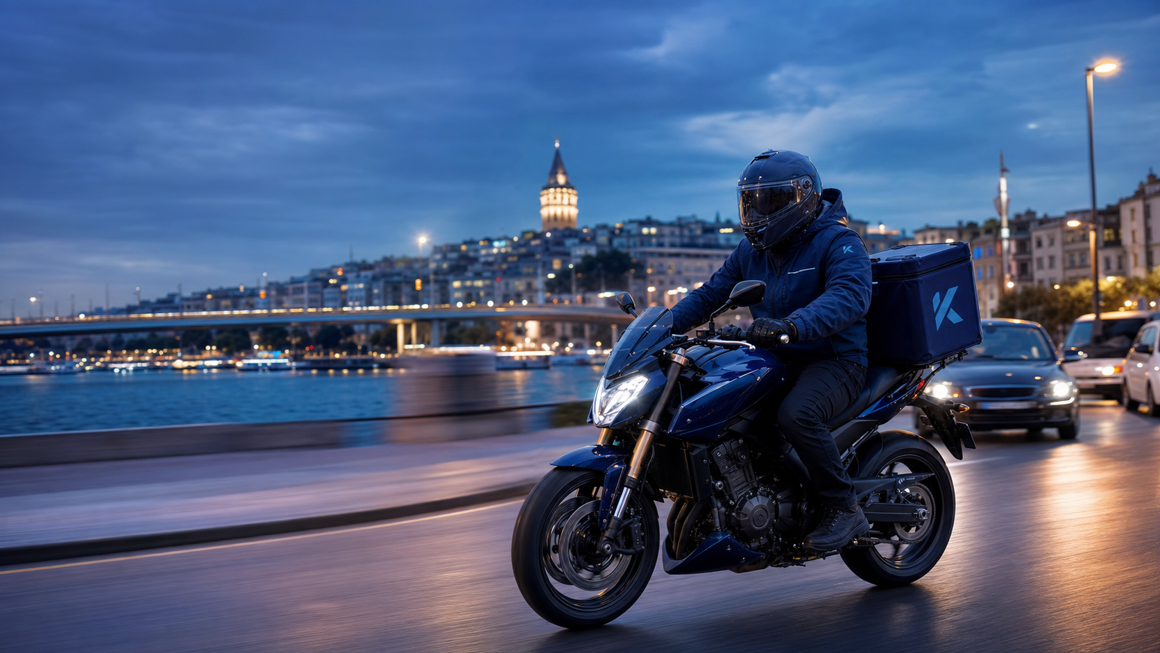 İstanbul şehir içi 250 cc motorlu kurye